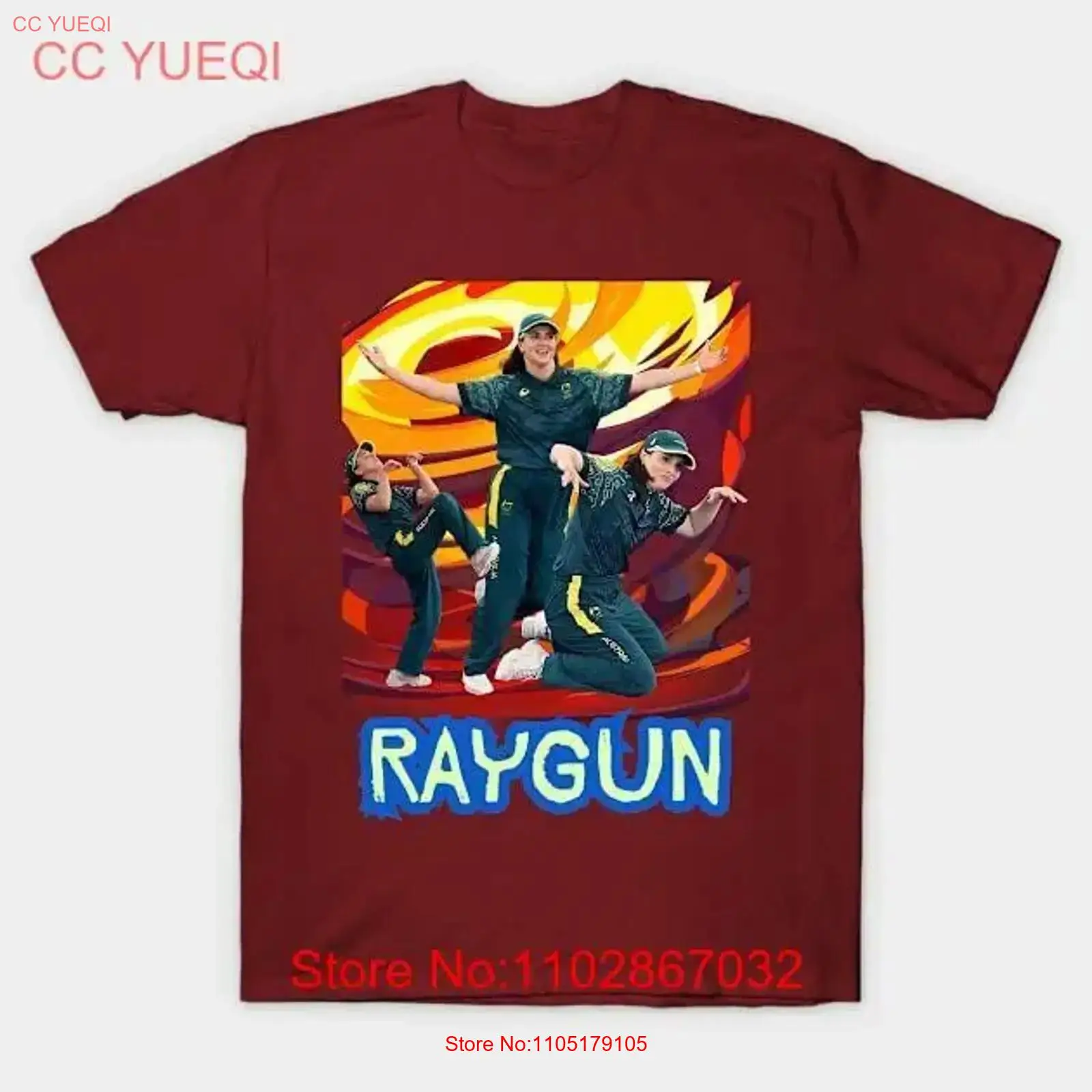 Vintage Fashion Australia - เสื้อยืด Raygun ผลิตในออสเตรเลีย ไซส์ S-5XL สไตล์วินเทจ