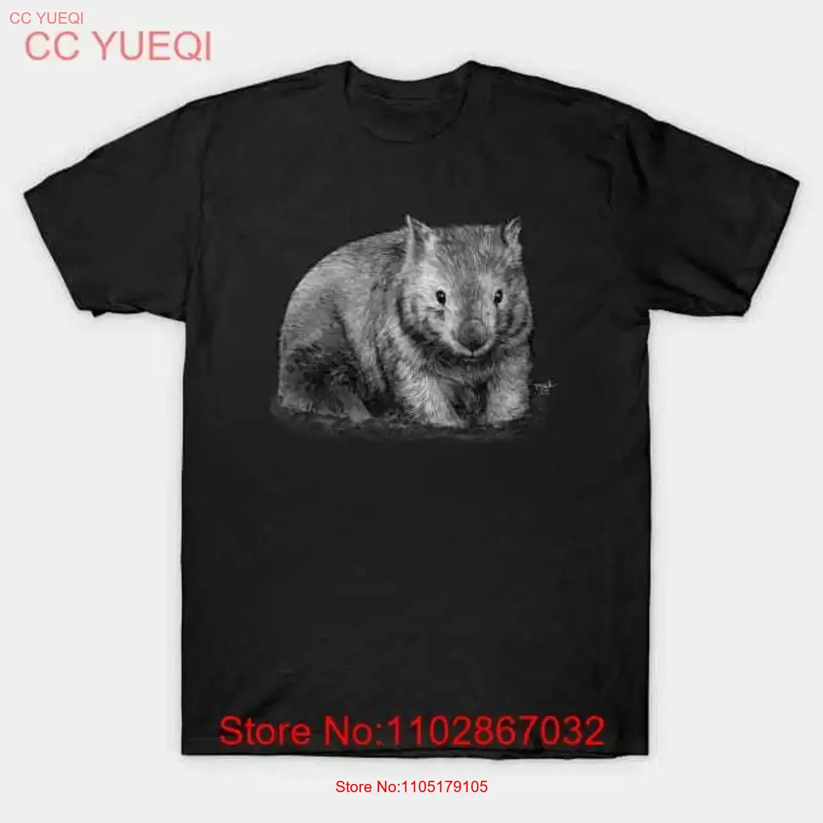 Vintage Fashion Australia - เสื้อยืดวอมแบท ผลิตในออสเตรเลีย ไซส์ S-5XL สไตล์วินเทจ ลุคซักฟอกเล็กน้อย