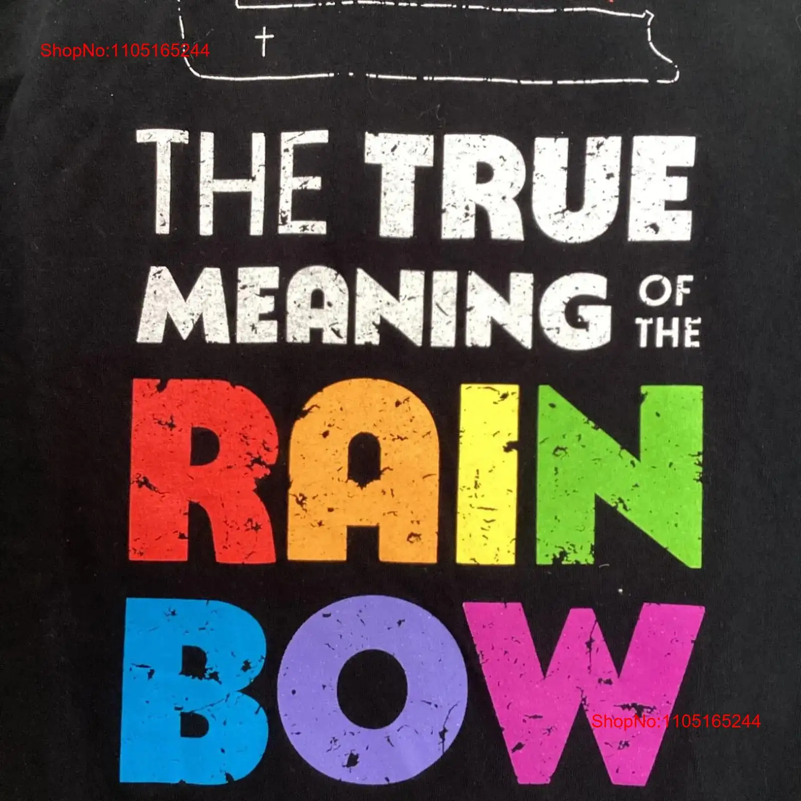 Vintage Fashion Meaning - เสื้อยืดสองด้านลายเรนโบว์เจเนซิส 9 13 ขนาด M สไตล์วินเทจ