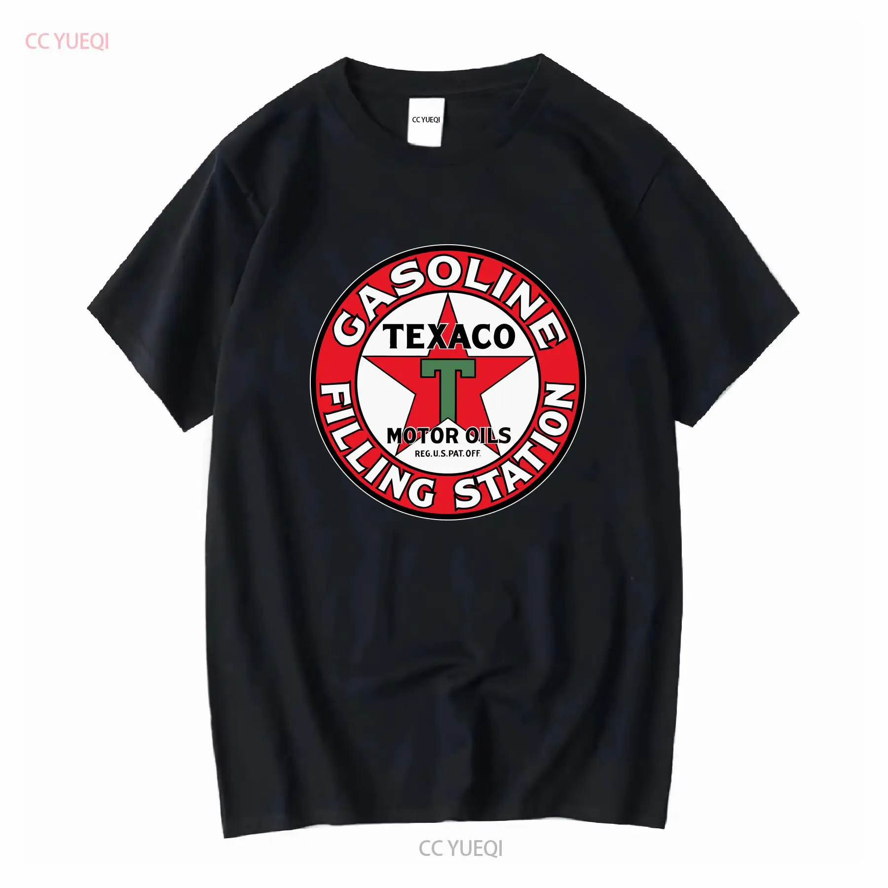 Vintage Fashion Logo - ใหม่ VINTAGE TEXACO น้ํามันบริษัทโลโก้ UNISEX T