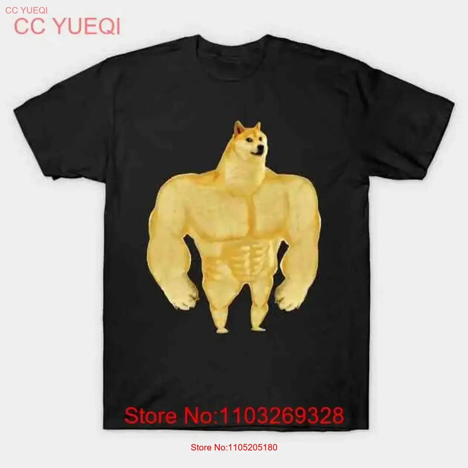 Vintage Fashion Australia - เสื้อยืด Swole Doge ผลิตในออสเตรเลีย ไซส์ S-5XL