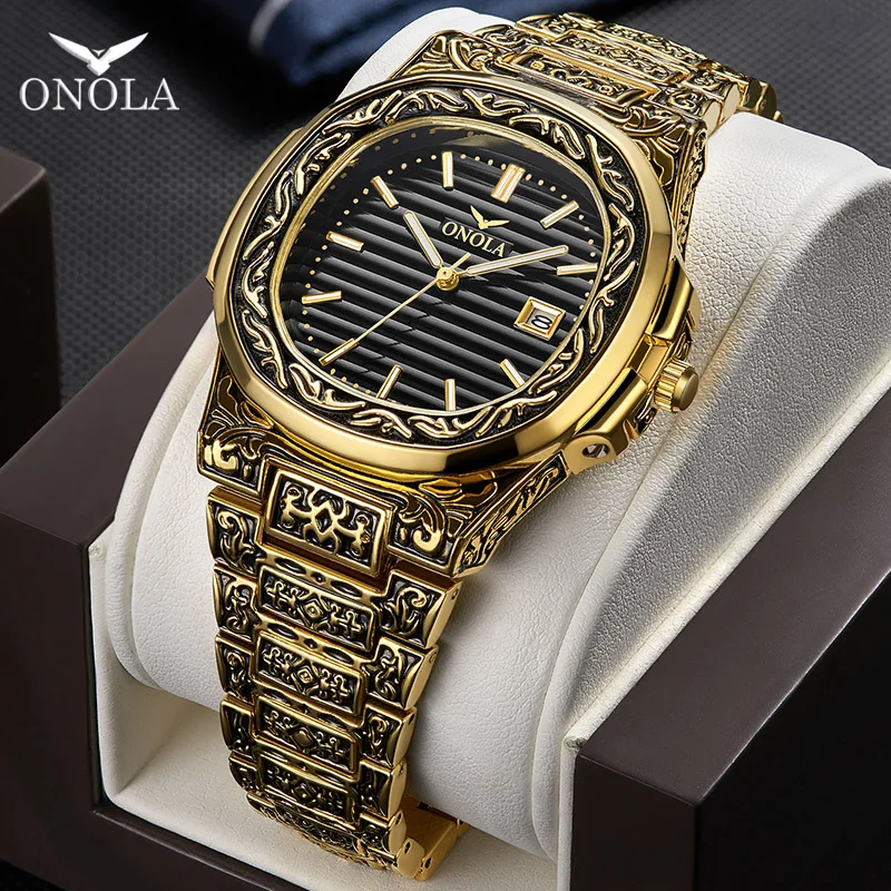 Vintage Fashion Complete - นาฬิกา ONOLA 3808 แบรนด์หรู คลาสสิก แฟชั่นลำลอง