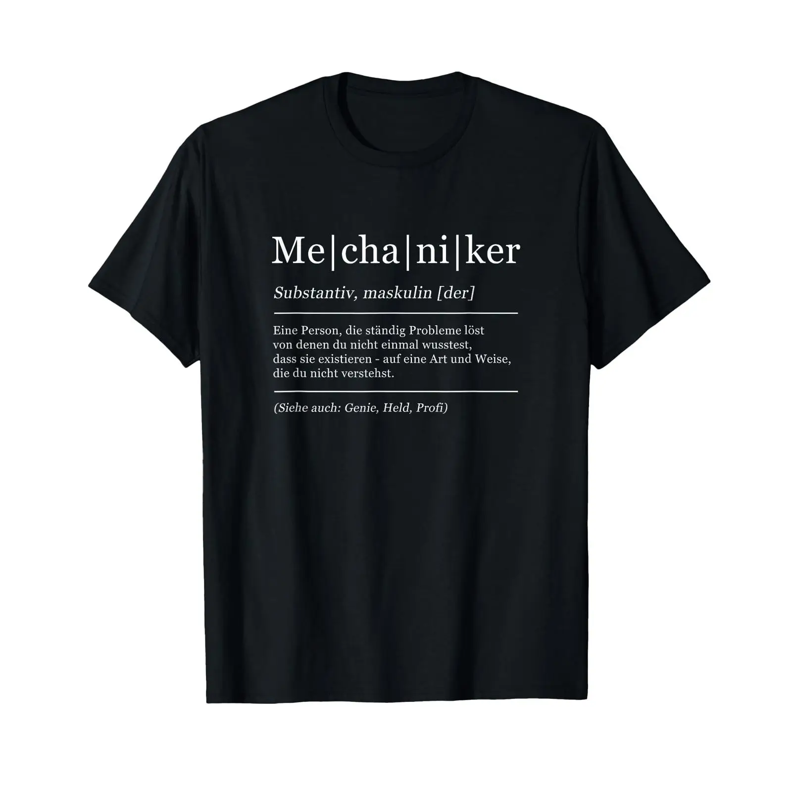 Vintage Fashion Meaning - เสื้อยืดลายกราฟิกช่างซ่อมรถยนต์ผู้ชาย สไตล์ตลกขบขัน แนววินเทจสีดำ ผ้าฟอกยืด ทรงโอเวอร์ไซส์ แฟชั่นลำลอง