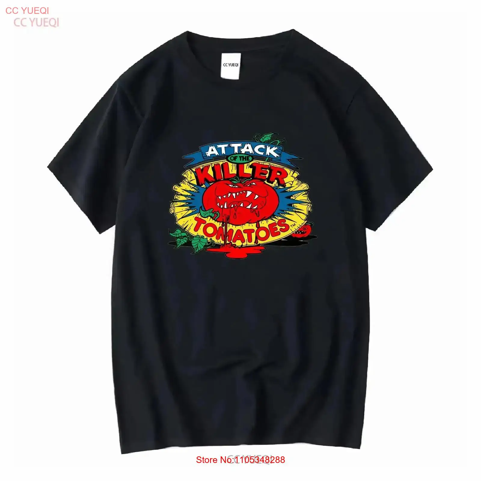 Vintage Fashion Logo - เสื้อยืดลาย Attack of The Killer Tomatoes