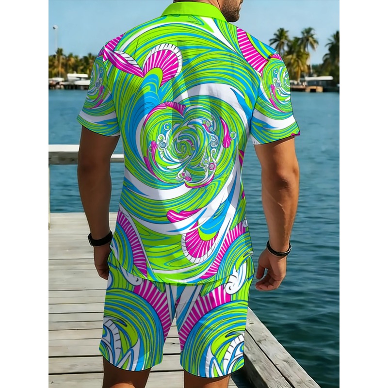 เสื้อเชิ้ตผู้ชายลายดอกไม้สีสัน - Printed Floral Shirt บทวิจารณ์และราคา