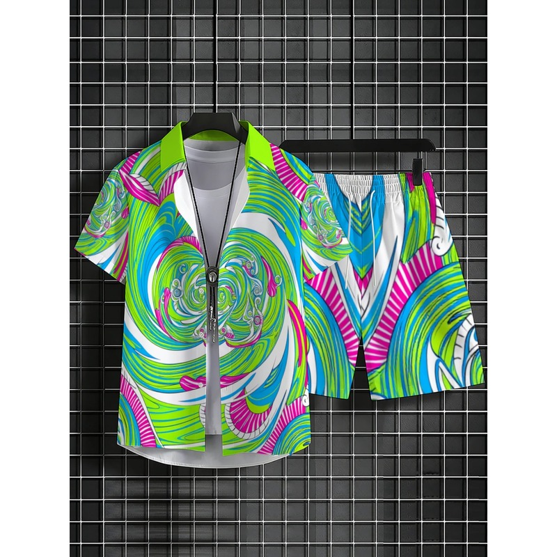 เสื้อเชิ้ตผู้ชายลายดอกไม้สีสัน - Printed Floral Shirt บทวิจารณ์และราคา