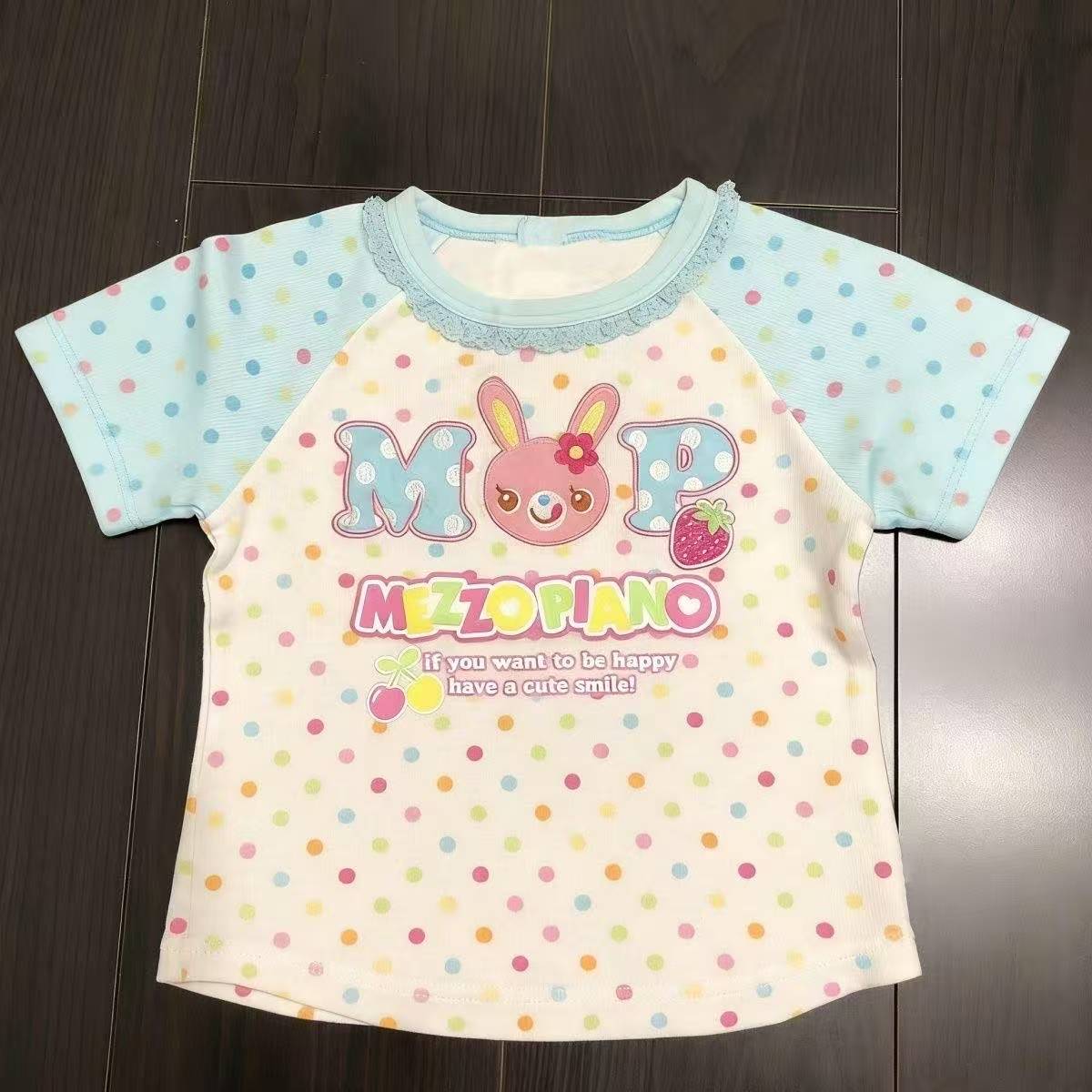 เสื้อยืดแขนสั้นสไตล์วินเทจน่าร - Vintage Fashion Y2K บทวิจารณ์และราคา