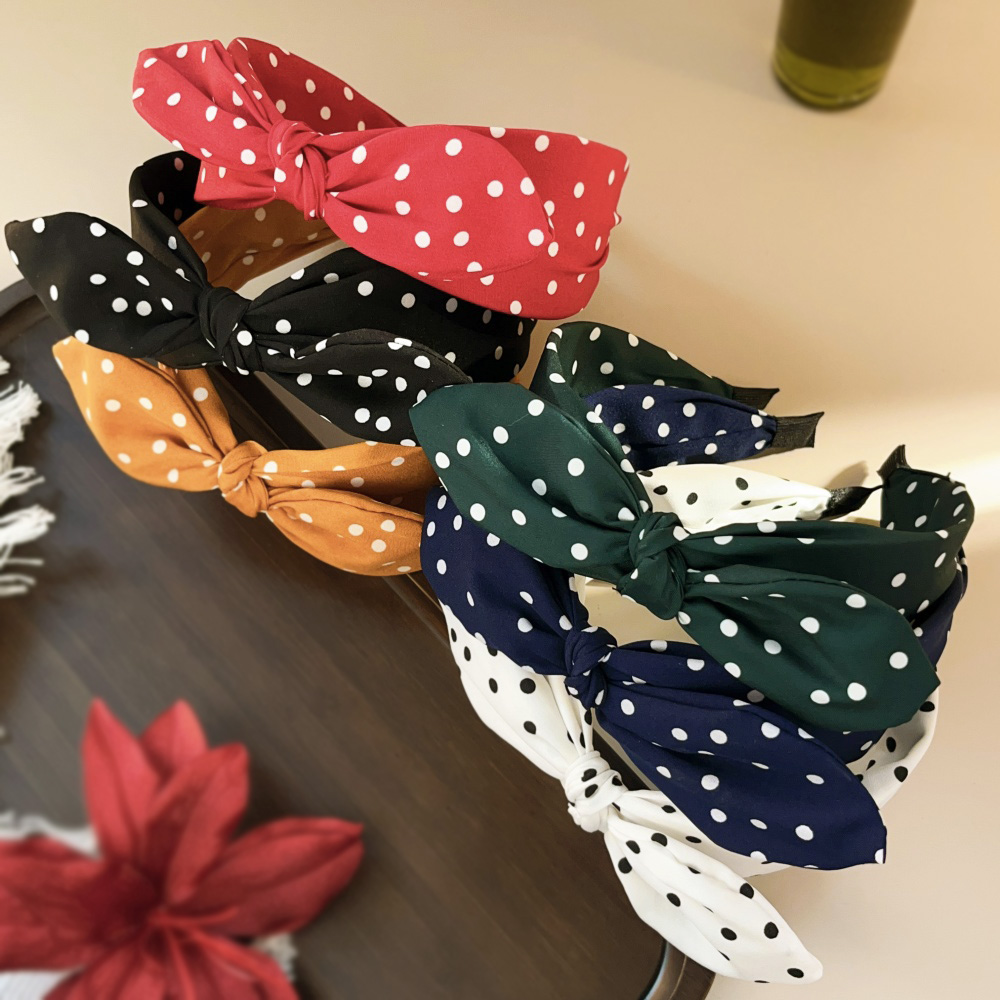 Boho Dotsวงผมกว้างสําหรับหญิงส - Vintage Fashion Wholesale บทวิจารณ์และราคา