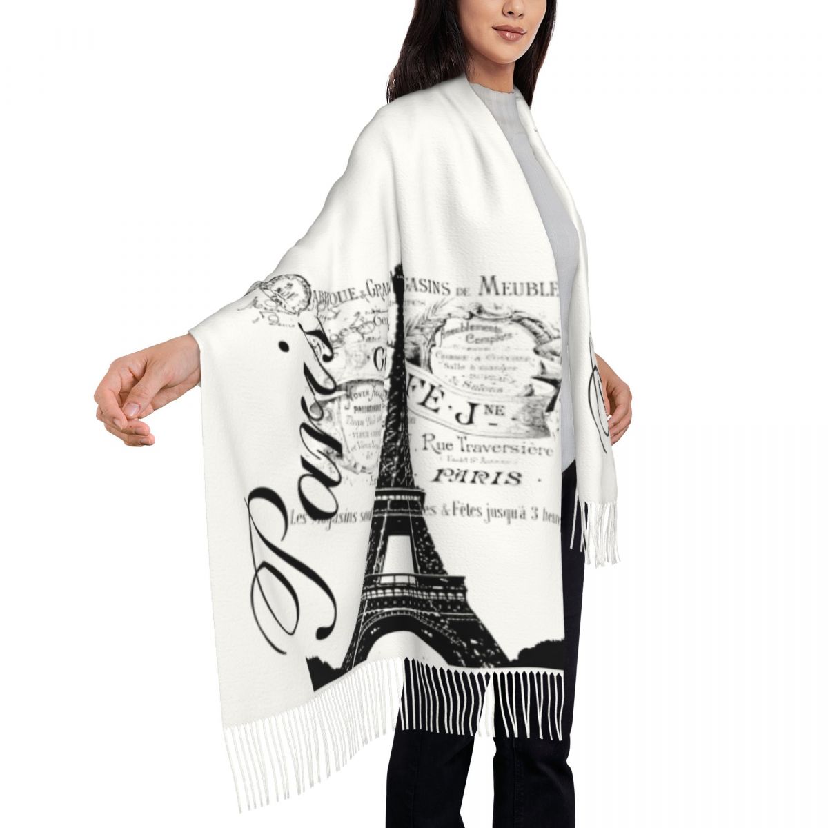 Custom พิมพ์ Vintage EIFFEL To - Vintage Fashion In Paris บทวิจารณ์และราคา