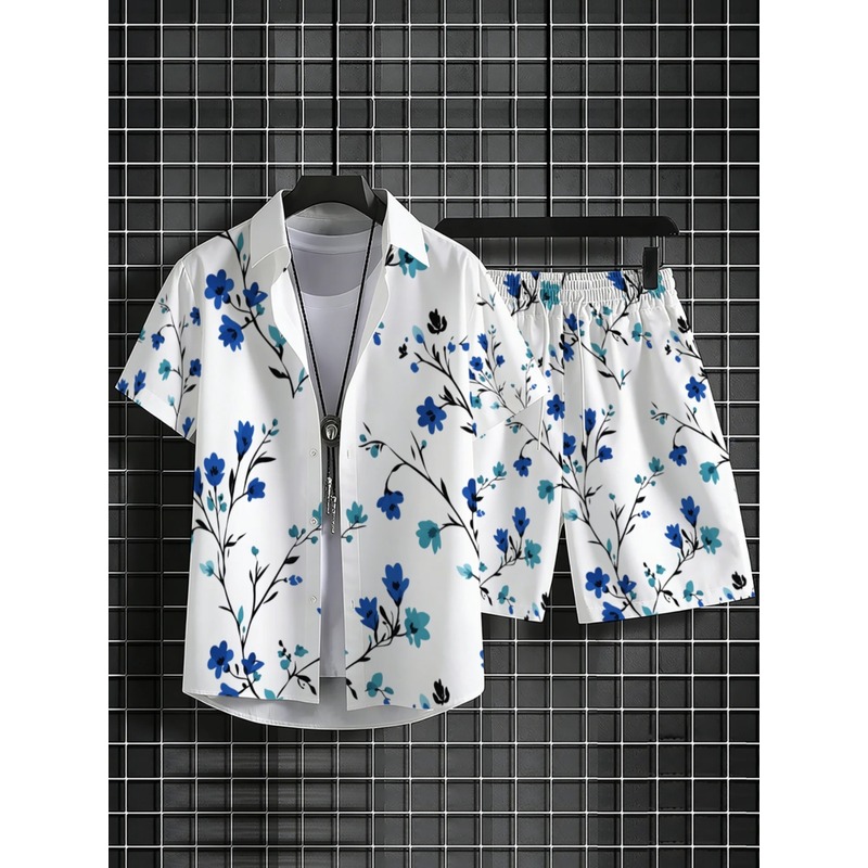 ชุดเสื้อเชิ้ตแขนสั้นลายดอกไม้แ - Printed Floral Shirt บทวิจารณ์และราคา