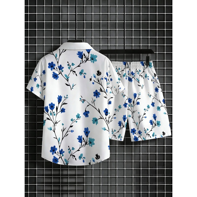 ชุดเสื้อเชิ้ตแขนสั้นลายดอกไม้แ - Printed Floral Shirt บทวิจารณ์และราคา