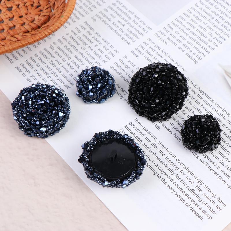 กระดุมลูกปัดแฟชั่นคุณภาพสูง 3  - Vintage Fashion Store บทวิจารณ์และราคา