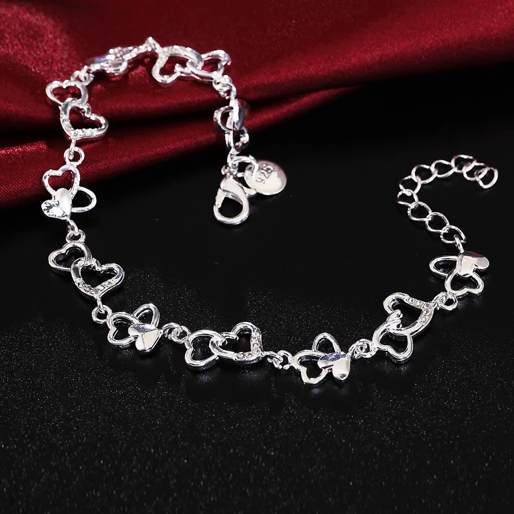 สร้อยข้อมือเงินแท้ 925 ดีไซน์ค - Vintage Fashion Center บทวิจารณ์และราคา