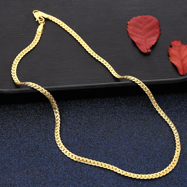 สร้อยคอทองคำ 18K คุณภาพสูง ดีไ - Vintage Fashion Center บทวิจารณ์และราคา