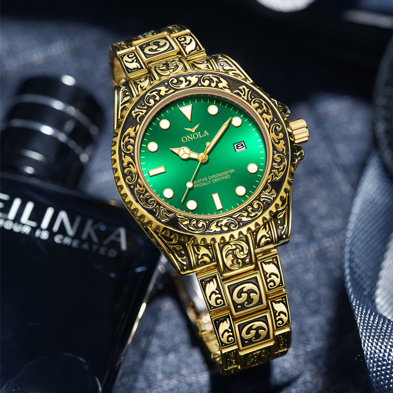 ONOLA ยี่ห้อ vintage นาฬิกาผู้ - Vintage Fashion Complete บทวิจารณ์และราคา