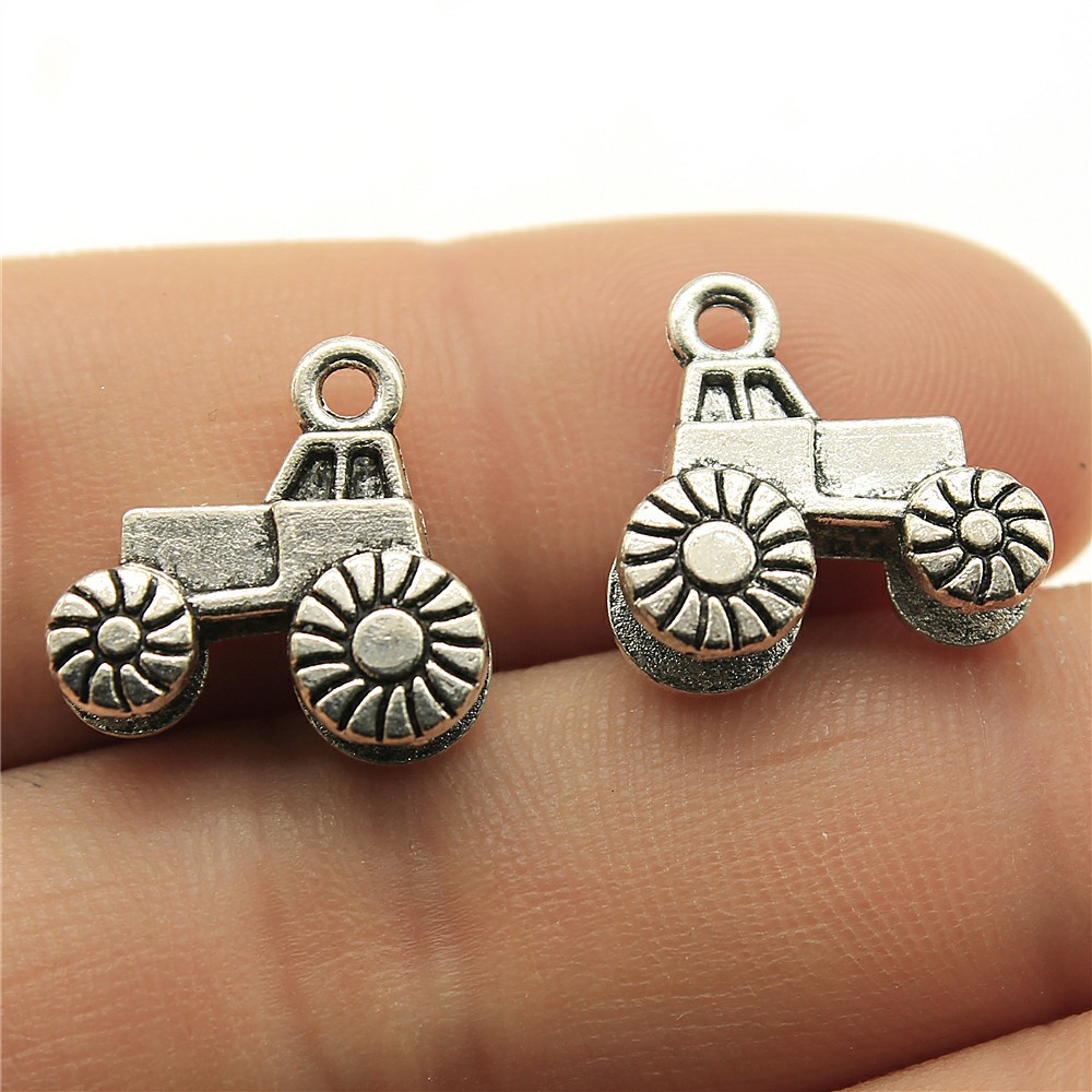 จี้รูปทรงรถบรรทุกสีเงินโบราณ ข - Vintage Fashion Wholesale บทวิจารณ์และราคา