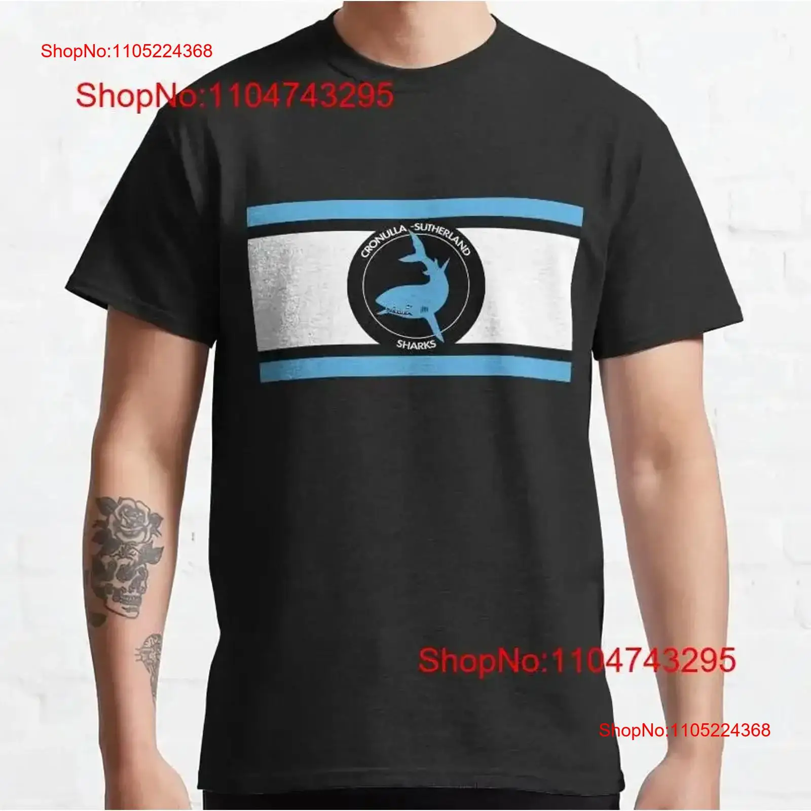 เสื้อยืด Cronulla Sharks ลายโล - Vintage Fashion Logo บทวิจารณ์และราคา