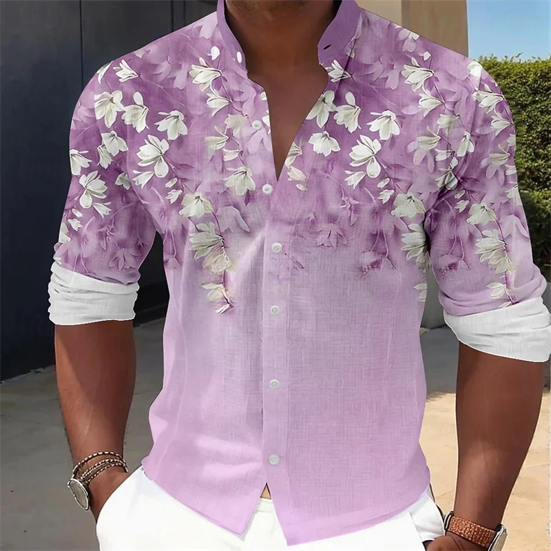 เสื้อเชิ้ตแขนยาวลายดอกไม้สำหรั - Printed Floral Shirt บทวิจารณ์และราคา