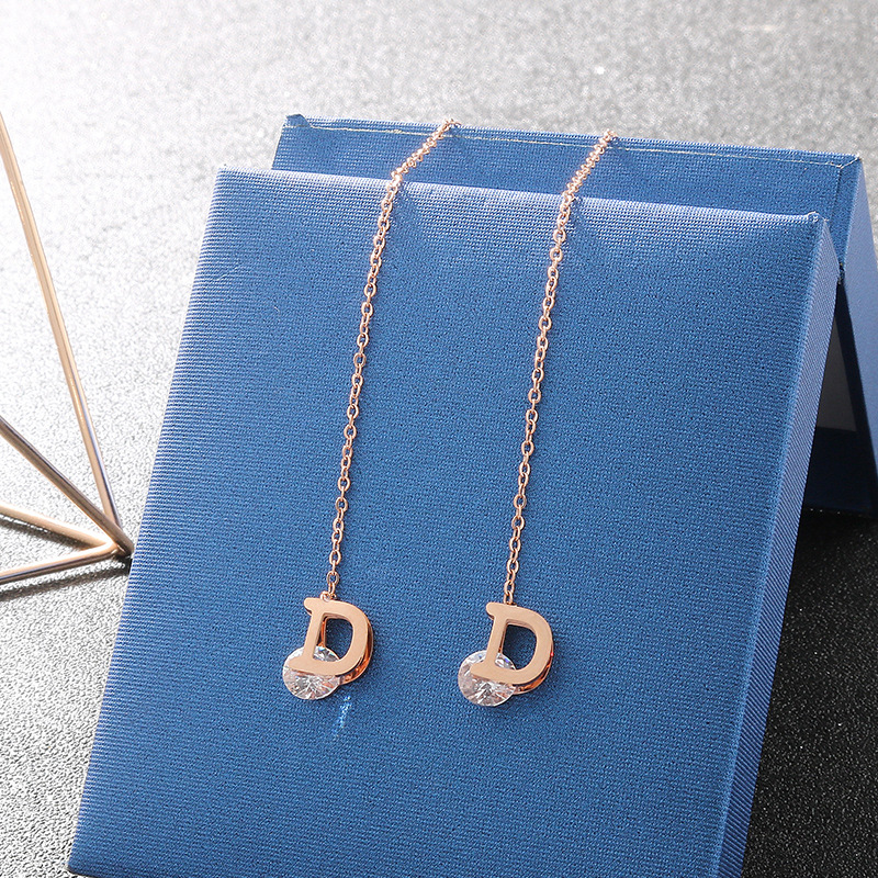 ต่างหูคริสตัลตัวหนังสือรูปตัว  - Vintage Fashion Jewelry Brands บทวิจารณ์และราคา