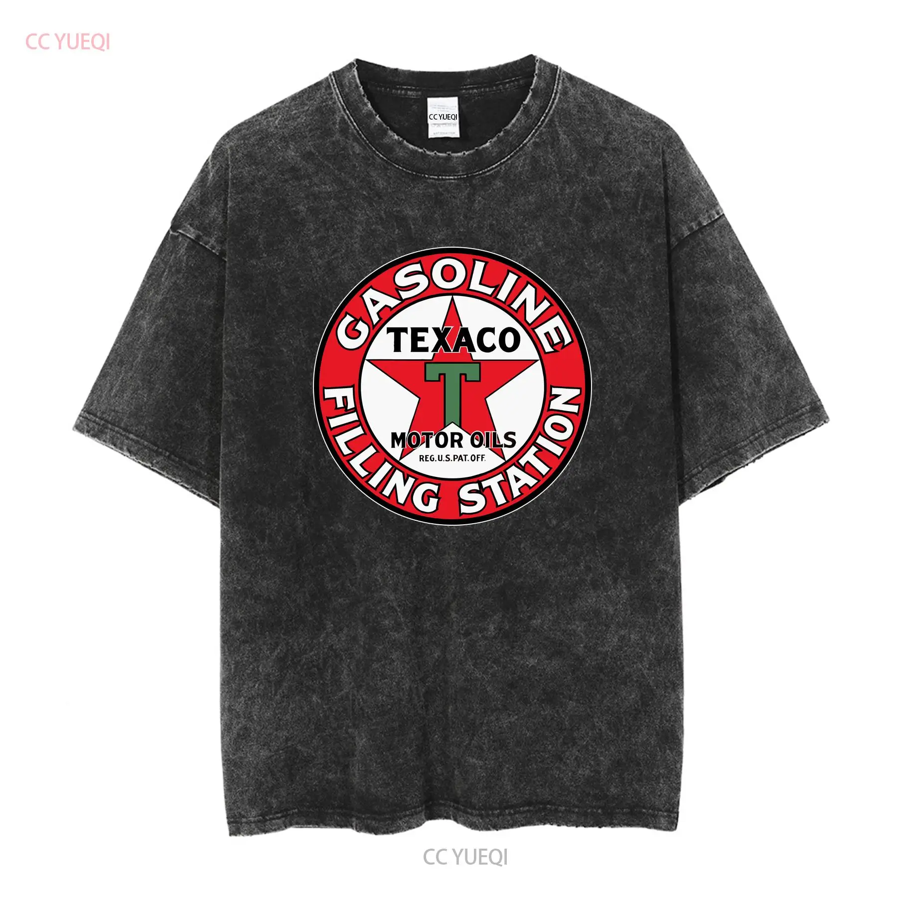 ใหม่ VINTAGE TEXACO น้ํามันบริ - Vintage Fashion Logo บทวิจารณ์และราคา