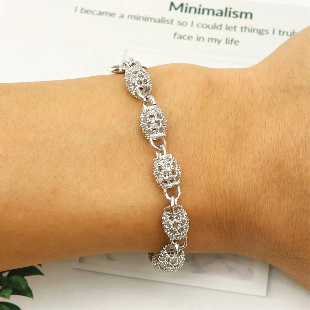 สร้อยข้อมือเงินแท้ 925 สำหรับผ - Vintage Fashion Center บทวิจารณ์และราคา