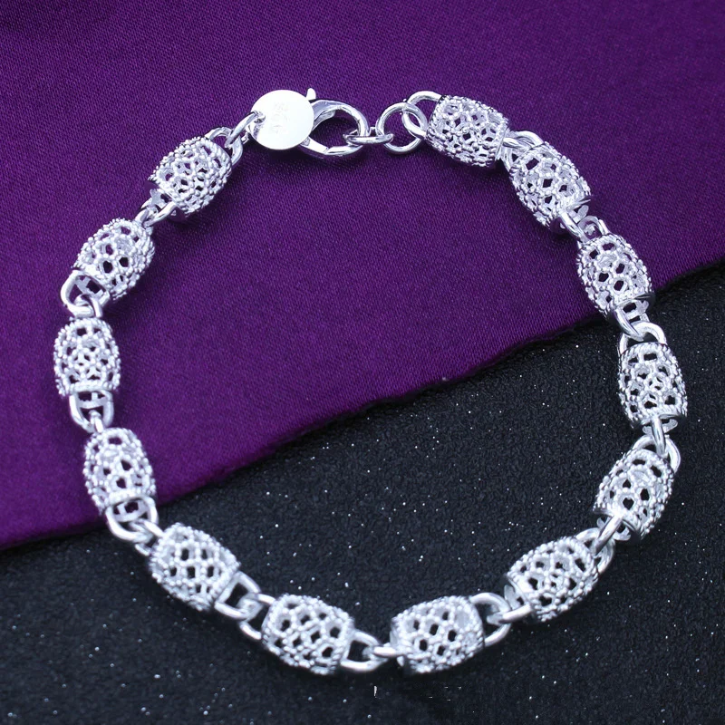 สร้อยข้อมือเงินแท้ 925 สำหรับผ - Vintage Fashion Center บทวิจารณ์และราคา