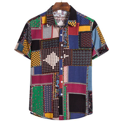 เสื้อเชิ้ตพิมพ์ลายดีไซน์เฉพาะก - Printed Floral Shirt บทวิจารณ์และราคา