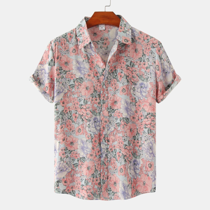 เสื้อเชิ้ตพิมพ์ลายดีไซน์เฉพาะก - Printed Floral Shirt บทวิจารณ์และราคา