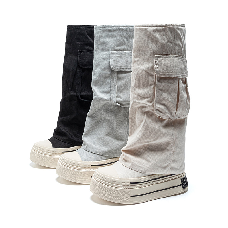 รองเท้าบูทแฟชั่นสีน้ำตาลทรงวิน - Vintage And Modern Fashion บทวิจารณ์และราคา