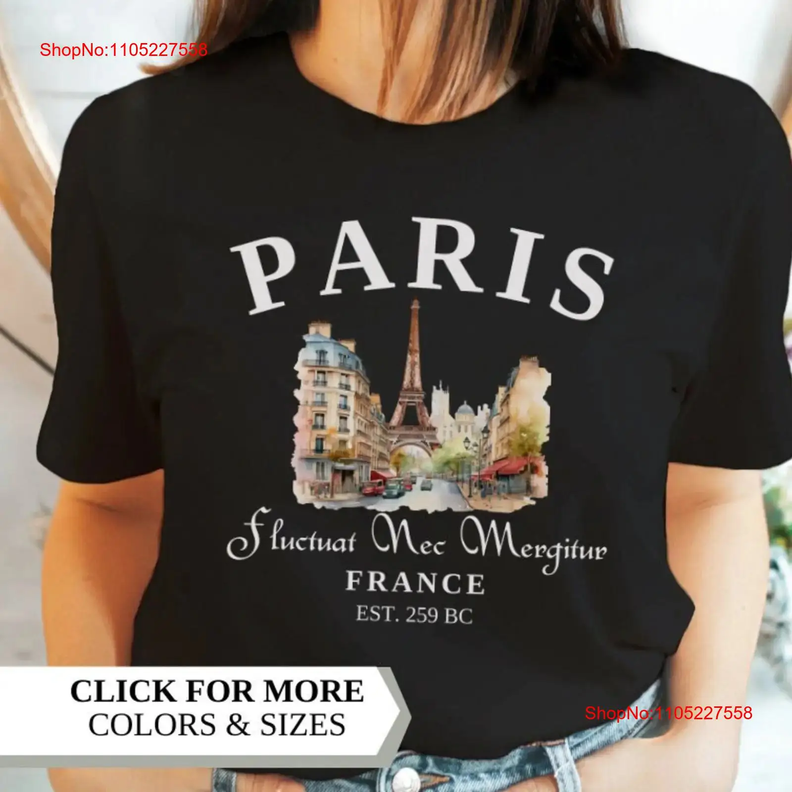 เสื้อยืดปารีส ฝรั่งเศส ท่องเที - Vintage Fashion In Paris บทวิจารณ์และราคา