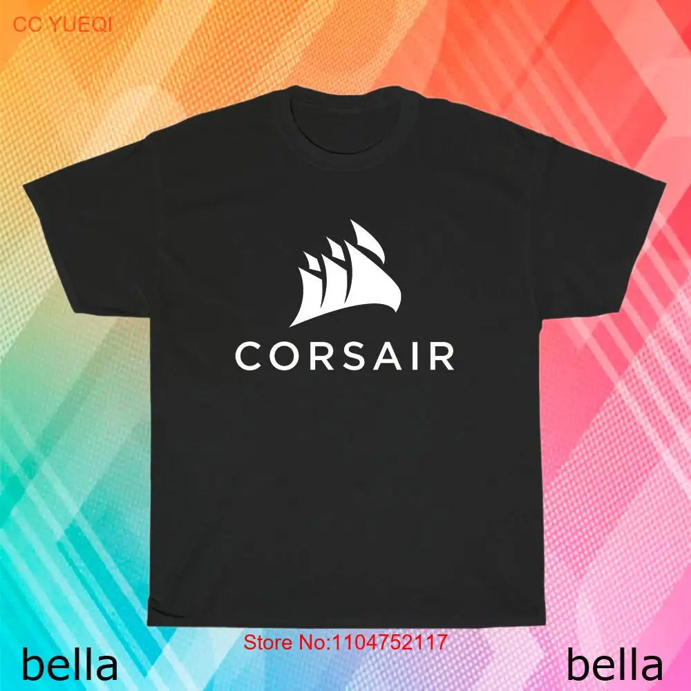 ใหม่ Corsair Gaming โลโก้ T เส - Vintage Fashion Logo บทวิจารณ์และราคา