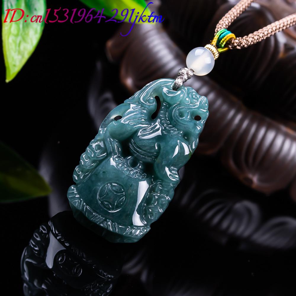 หยกพม่า ปี่เซียะ จี้ห้อยคอ ดีไ - Usa Vintage Fashion บทวิจารณ์และราคา