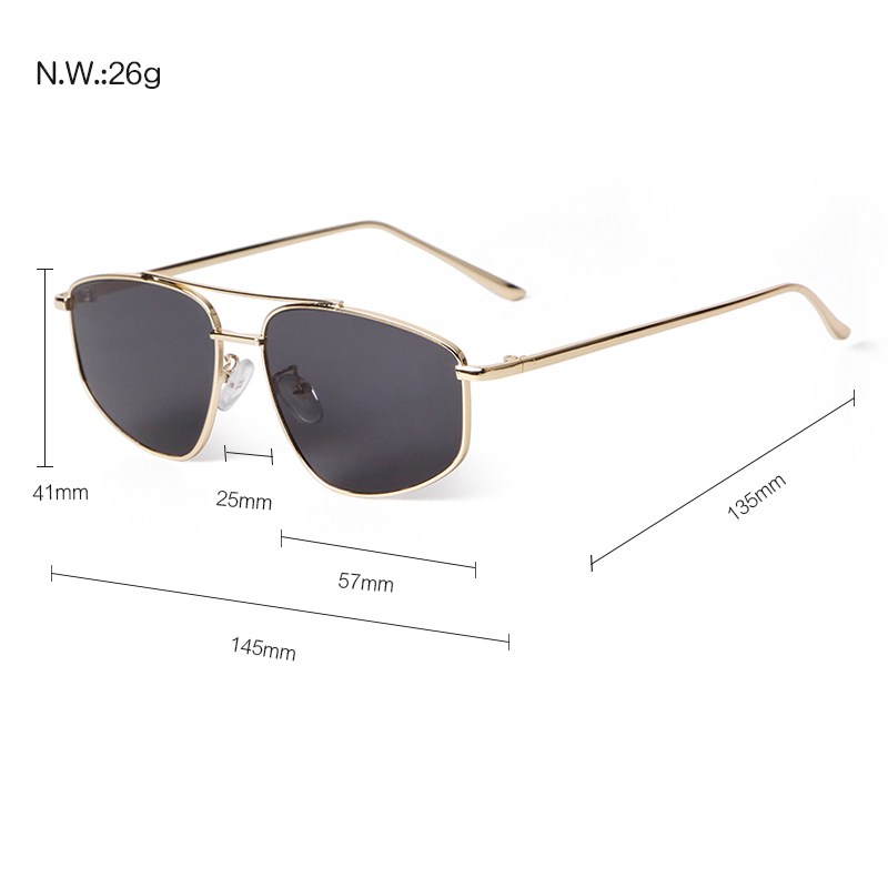 แว่นกันแดดทรงนักบิน ZXIAC รุ่น - Vintage Fashion Tiktok บทวิจารณ์และราคา