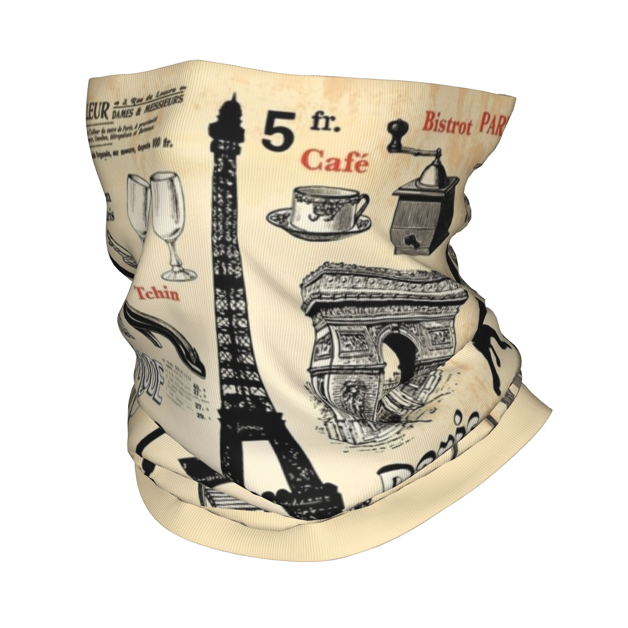 ผ้าพันคอวินเทจลายหอไอเฟลปารีส  - Vintage Fashion In Paris บทวิจารณ์และราคา