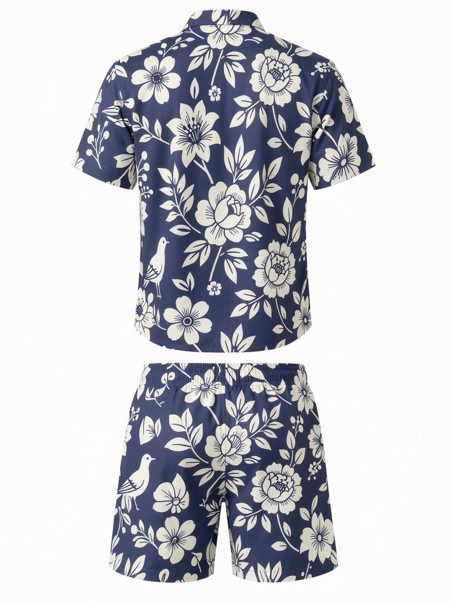 ชุดเสื้อเชิ้ตแขนสั้นลายดอกไม้ส - Printed Floral Shirt บทวิจารณ์และราคา
