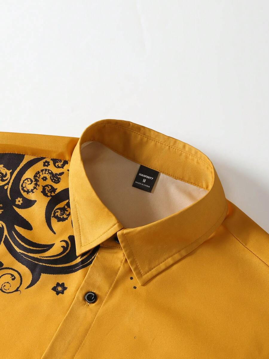 แมนฟินิตี้ ฮอมเสื้อเชิ้ตแขนสั้ - Printed Floral Shirt บทวิจารณ์และราคา