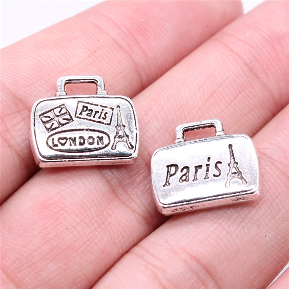 WYSIWYG 5ชิ้น16x14มม. สีเงินโบ - Vintage Fashion In Paris บทวิจารณ์และราคา
