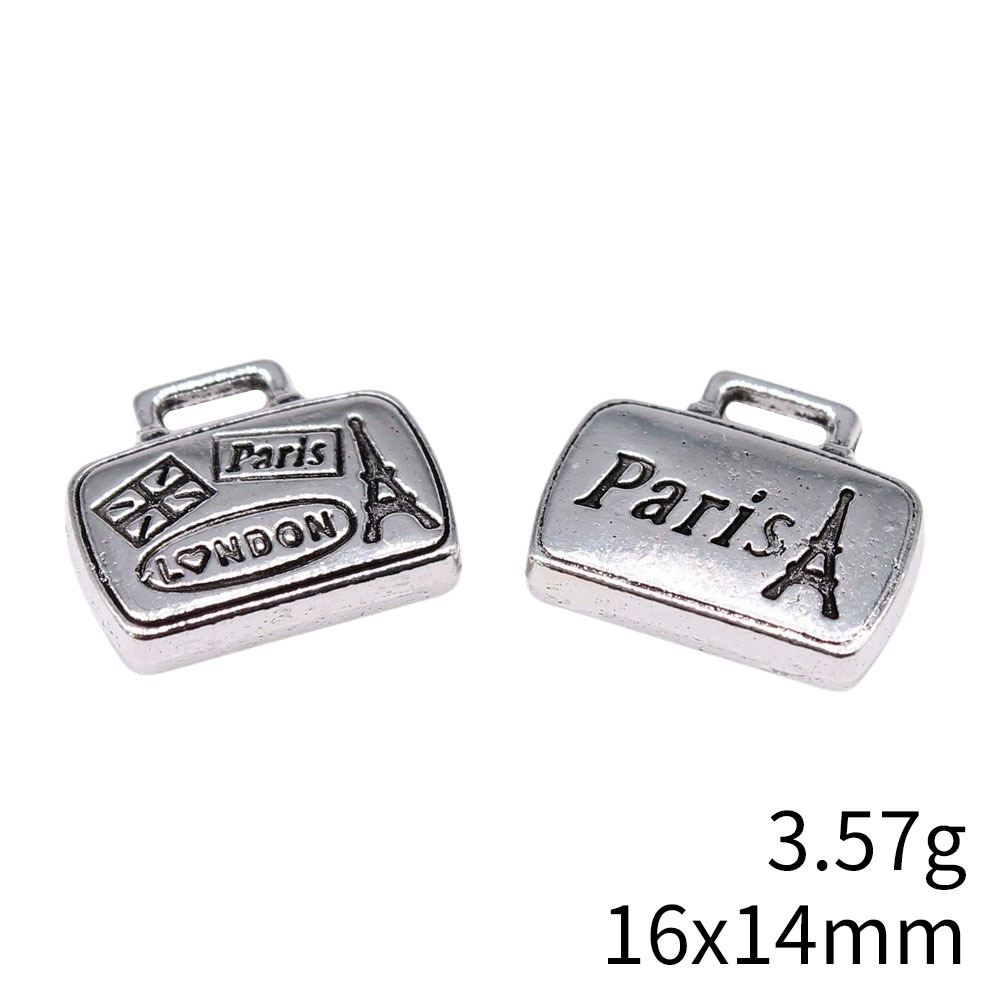 WYSIWYG 5ชิ้น16x14มม. สีเงินโบ - Vintage Fashion In Paris บทวิจารณ์และราคา