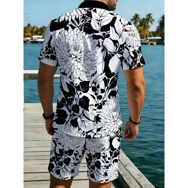 ชุดเสื้อเชิ้ตแขนสั้นลายดอกไม้ส - Printed Floral Shirt บทวิจารณ์และราคา