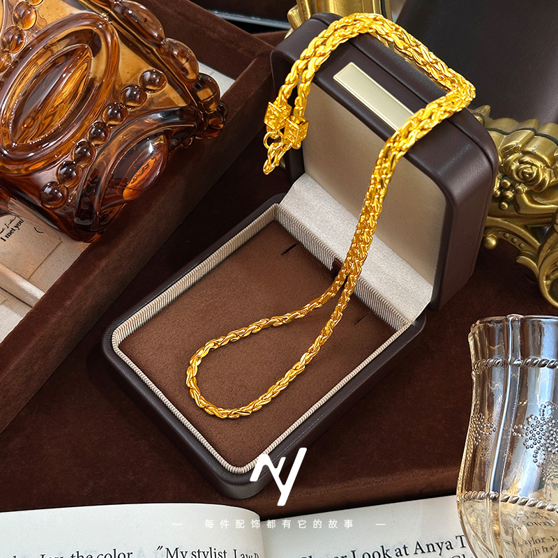 ร้านทองคำแท้ 9999 24K สร้อยคอท - Vintage Fashion Store บทวิจารณ์และราคา