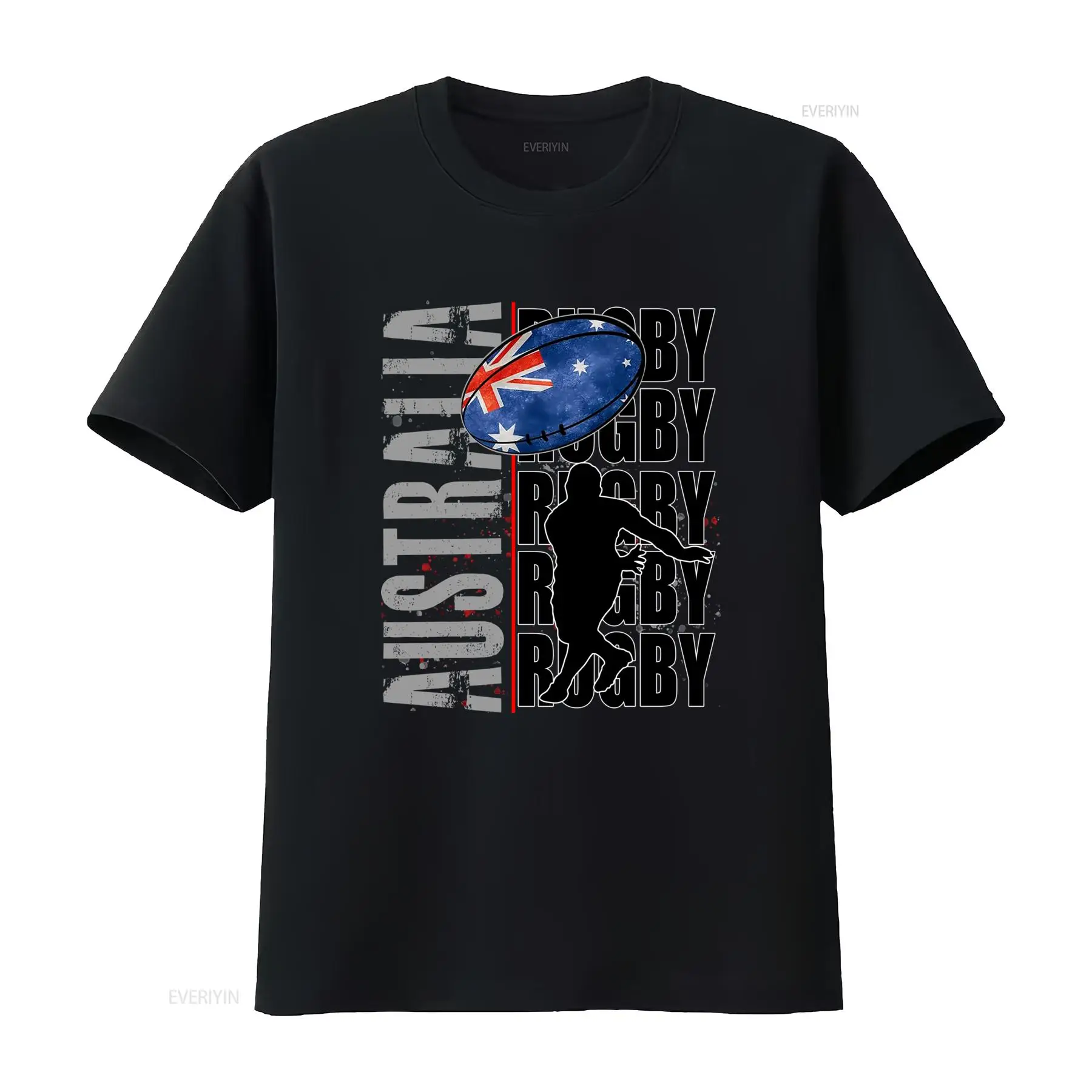 เสื้อยืดลำลองพิมพ์ลายรูปนักกีฬ - Vintage Fashion Australia บทวิจารณ์และราคา