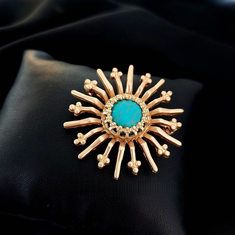 เข็มกลัดรูปพระอาทิตย์สีทองวินเ - Vintage Fashion Center บทวิจารณ์และราคา