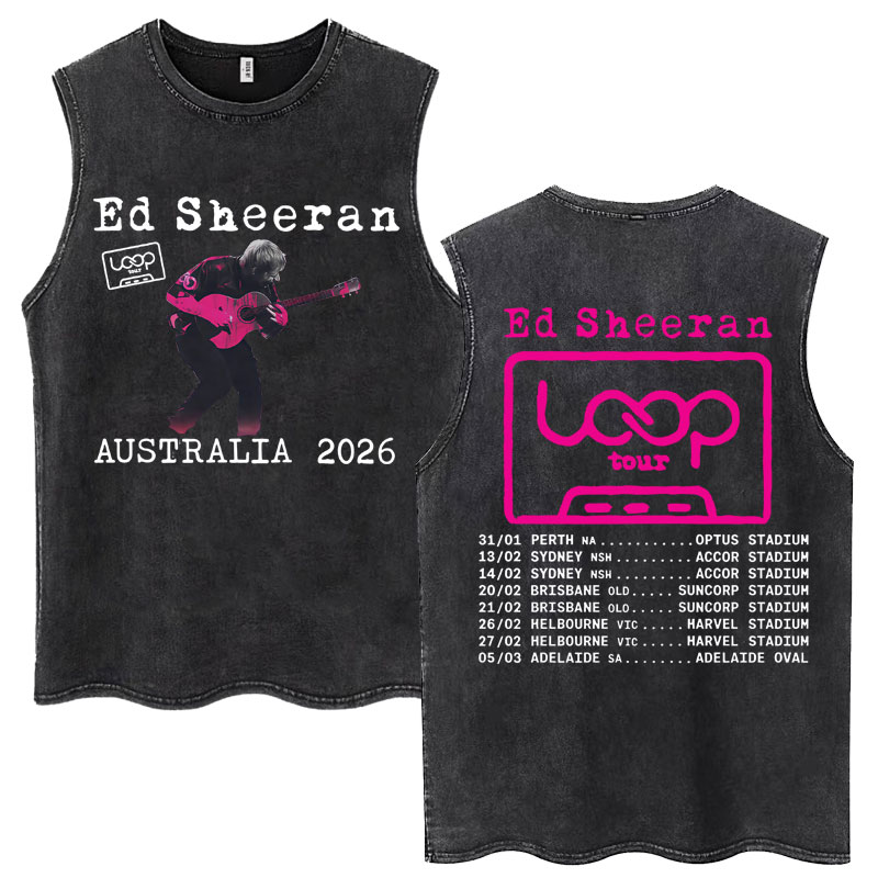 เสื้อกล้ามวินเทจลาย Ed Sheeran - Vintage Fashion Australia บทวิจารณ์และราคา