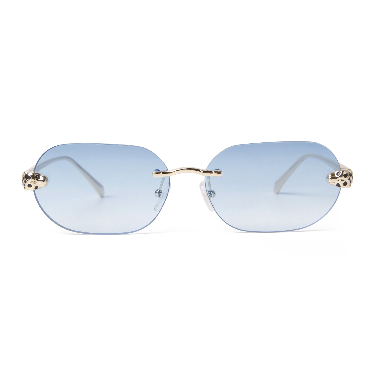 แว่นกันแดดทรงเหลี่ยมไร้กรอบ ZX - Vintage Fashion Tiktok บทวิจารณ์และราคา