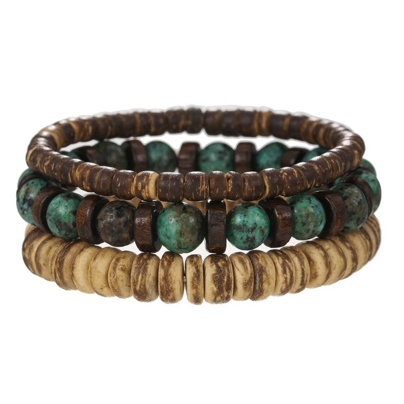 3 ชิ้น Multi - Layered สร้อยข้ - Vintage Fashion Meaning บทวิจารณ์และราคา