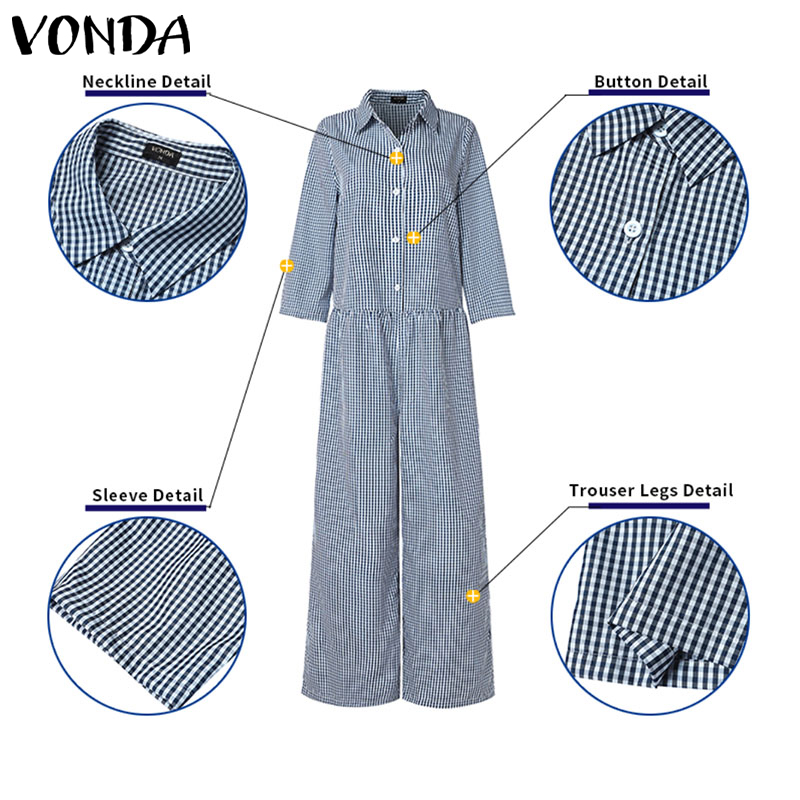 จั๊มพ์สูทวินเทจ VONDA ไซส์ใหญ่ - Vintage Fashion Plus Size บทวิจารณ์และราคา