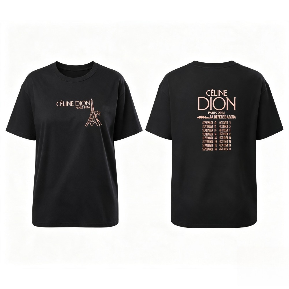เสื้อยืดทัวร์ Celine Dion Pari - Vintage Fashion In Paris บทวิจารณ์และราคา