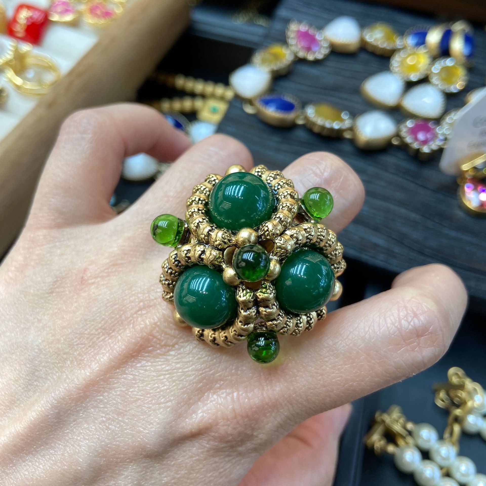 ต่างหูอาเกตโคมไฟปี 2025 บนชุดเ - Vintage Fashion Tiktok บทวิจารณ์และราคา