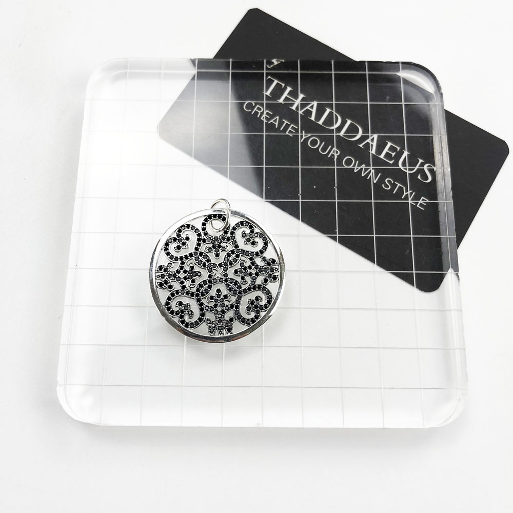จี้ Arabesque Disc เครื่องประด - Vintage Fashion Jewelry Brands บทวิจารณ์และราคา