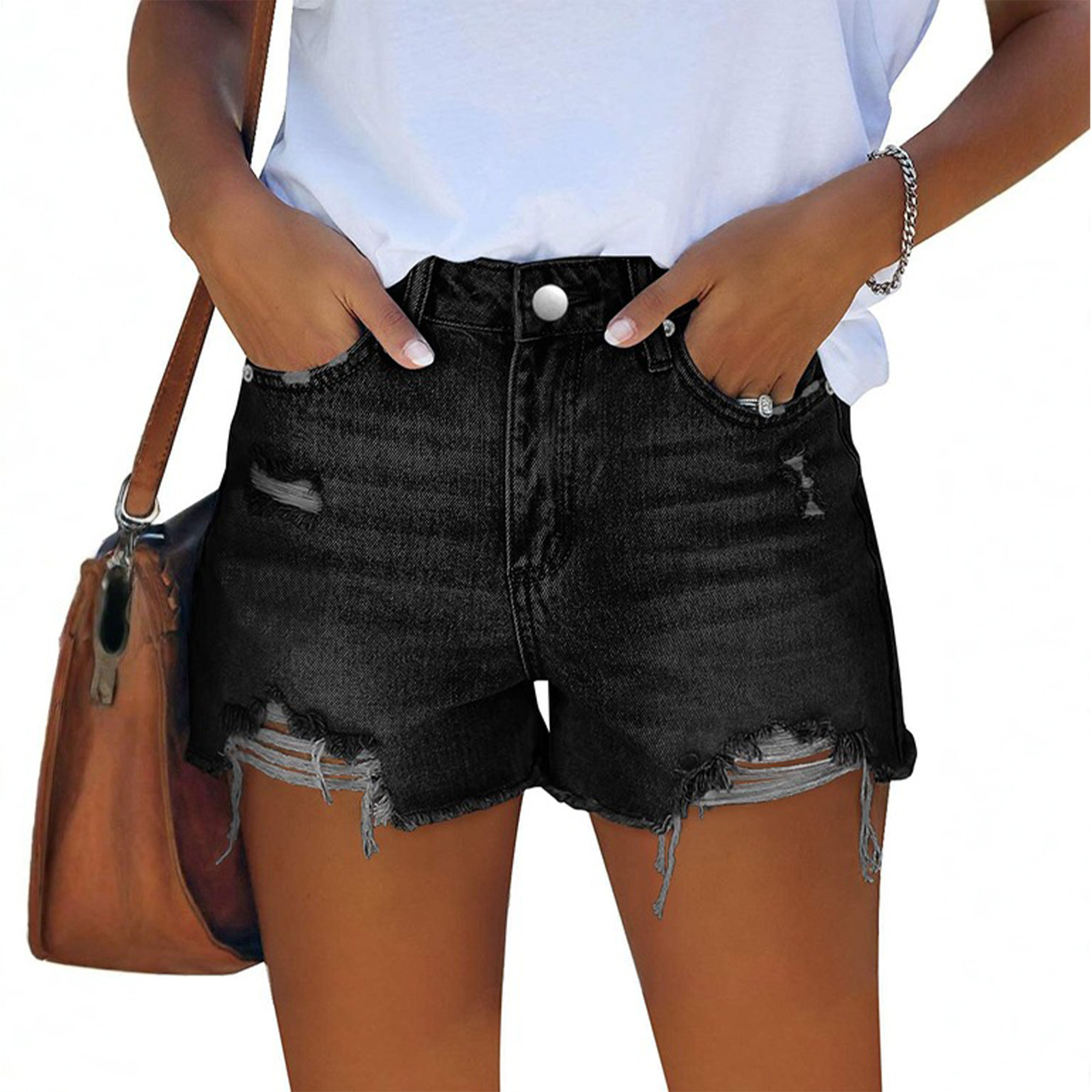 กางเกงยีนส์ขาสั้นสไตล์วินเทจอเ - Vintage Fashion Jeans บทวิจารณ์และราคา